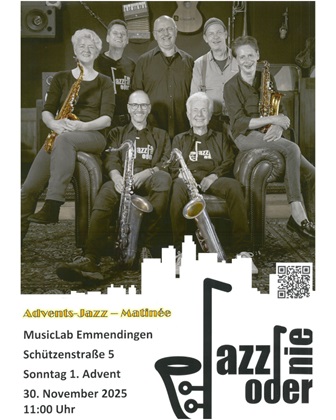 Advents-Jazz Matinée Plakat