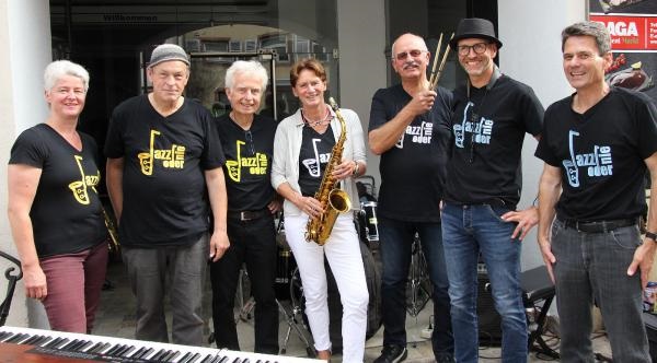 Gruppenbild der Band bei Jazz in Kenzingen